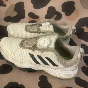 Adidas Beige and Black Sneakers